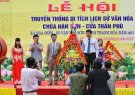 Lễ hội chùa Hàn Sơn xã Nga Điền - huyện Nga Sơn - tỉnh Thanh Hóa